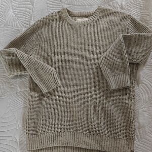 The Normal Brand Men's Cream Crewneck Sweater